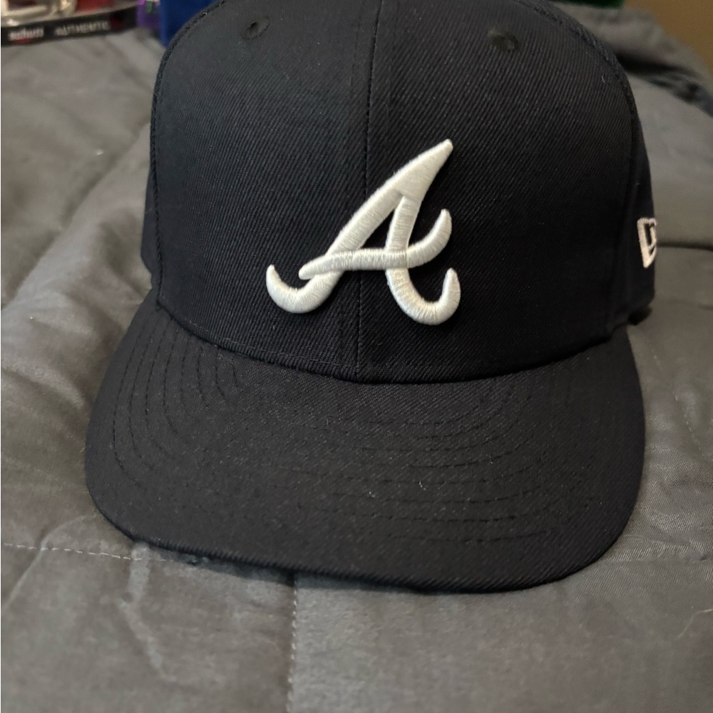 Atlanta Braves 5950 New Era fitted hat (Road) size 7 3/8